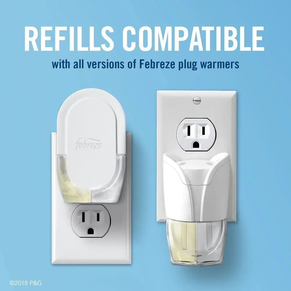 FEBREZE Replacement Plug Alternating Air Freshner Oil Warmer 2025 (2 Pack)